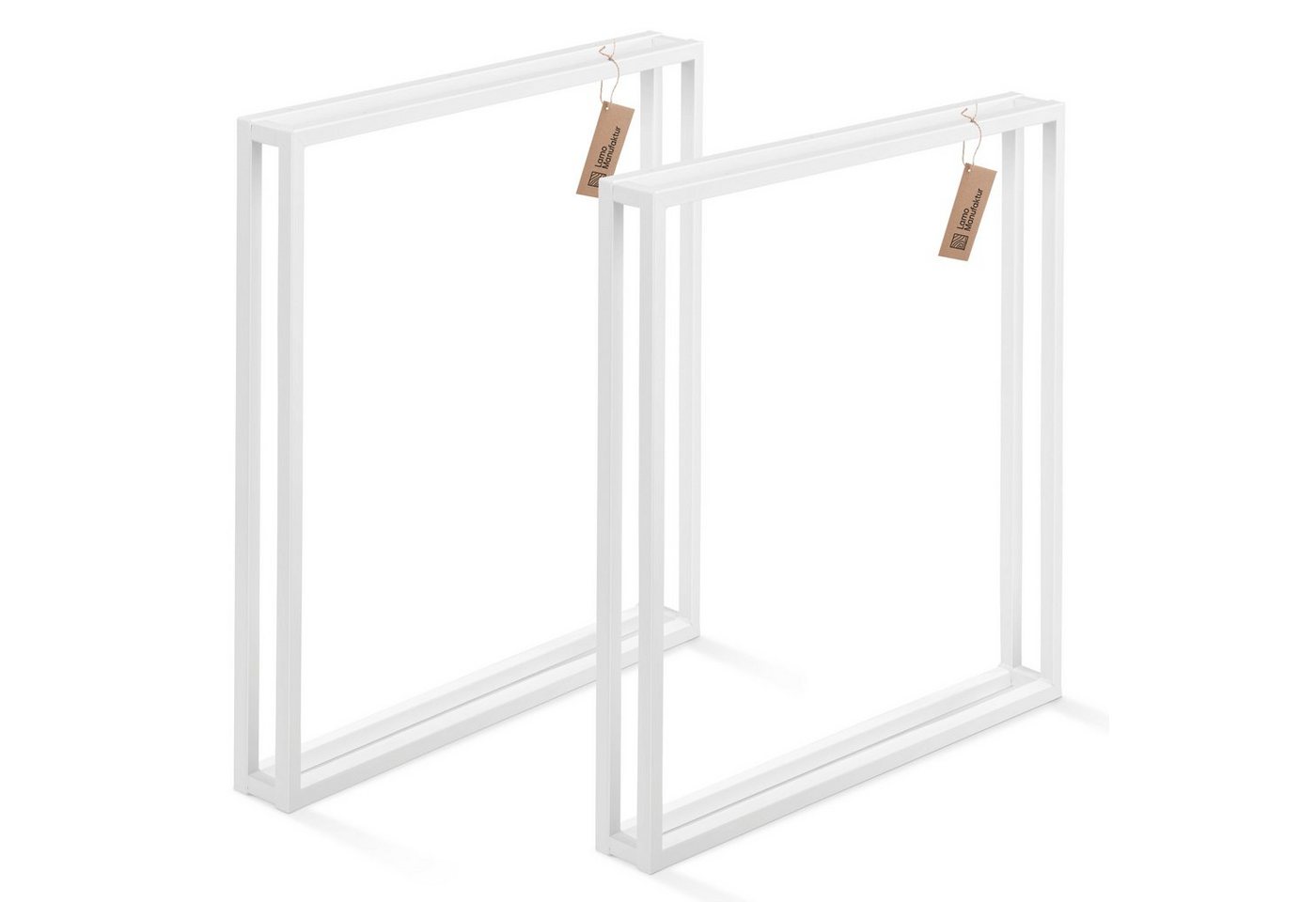 LAMO Manufaktur Tischgestell Frame Tischbeine (SET, 2er-Set Tischkufen), Industriestahl pulverbeschichtet von LAMO Manufaktur