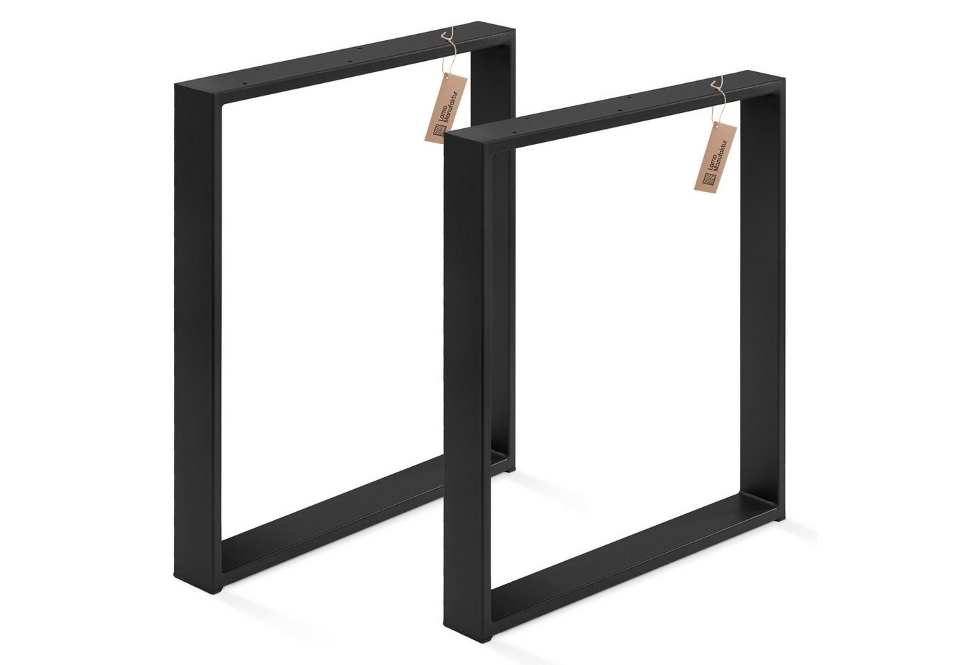 LAMO Manufaktur Tischgestell Simple Medium Tischbeine (SET, 2er-Set Tischkufen), Industriestahl pulverbeschichtet von LAMO Manufaktur