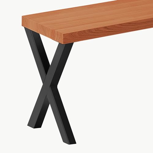 LAMO Manufaktur Sitzbank Esszimmer Holzbank 30x80x47cm, Möbelfüße Design Schwarz/Dunkel LAMO Manufaktur Sitzbank Esszimmer Holzbank 30x80x47cm, Möbelfüße Design Schwarz/Dunkel von LAMO