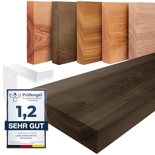 LAMO Manufaktur Wandregal Gerade Holz Regalträger Original von LAMO