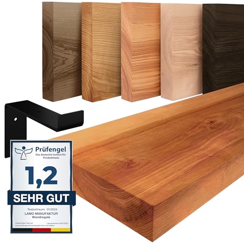 LAMO Manufaktur Wandregal Gerade Holz Regalträger Original von LAMO