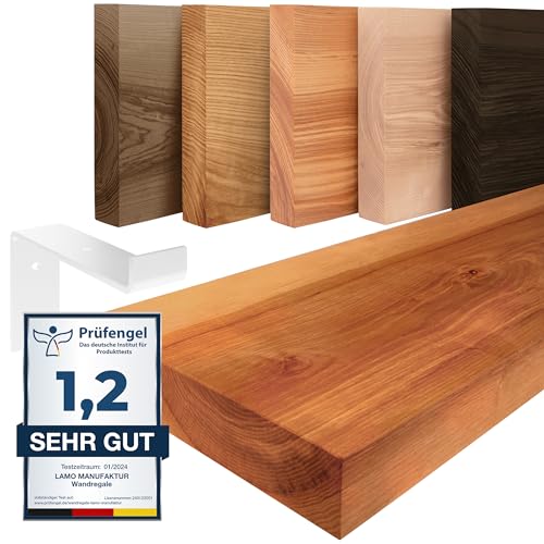 LAMO Manufaktur Wandregal Gerade Holz Regalträger Original von LAMO