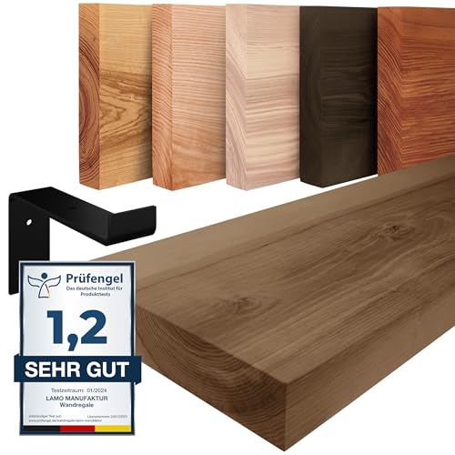 LAMO Manufaktur Wandregal Gerade Holz Regalträger Original LAMO Manufaktur Wandregal Gerade Holz Regalträger Original von LAMO