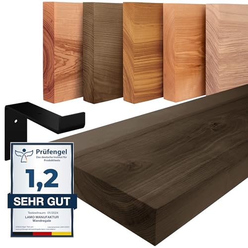 LAMO Manufaktur Wandregal Gerade Holz Regalträger Original von LAMO