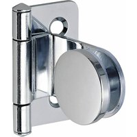 Glastürscharnier GH34-0, Glas 4-6mm 32x38 mm, Stahl verchromt - Lamp von LAMP