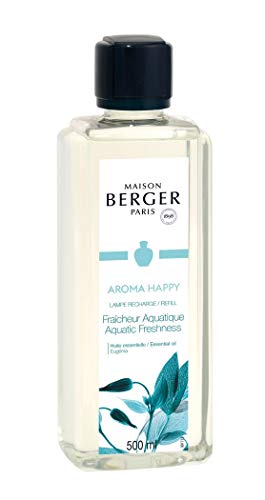 Lampe Berger Raumduft Nachfüllpack Aroma Happy Fraîcheur Aquatique / Aquatische Frische 500 ml von LAMPE BERGER
