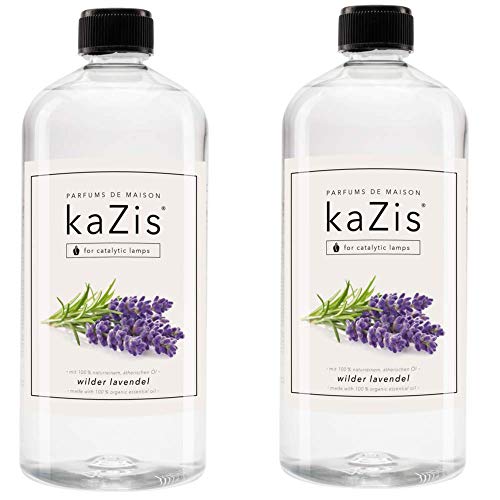 KAZIS® I Duft-Set Wilder Lavendel I 2 x 1 Liter I Für Alle Katalytischen Lampen geeignet von KAZIS