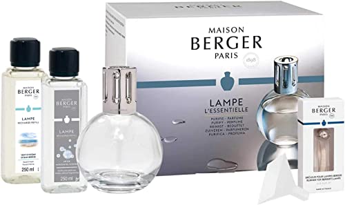 Lampe Berger Essentielle Ronde Duftlampen Set, Glas, Transparent, 360 ml von LAMPE BERGER