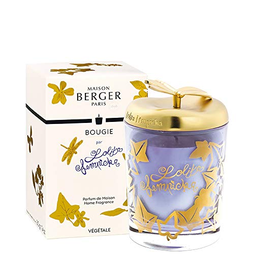 LAMPE BERGER Limited Edition - Lolita Lempicka - Parme Duftkerze, Glas, Fliederfarben, 210 gr von MAISON BERGER