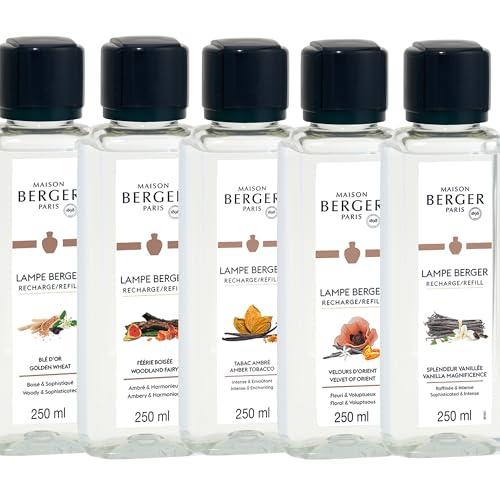 LAMPE BERGER Paris Düfte großes Duftset Wohlfühlzeit Limited Edition 2025 mit 5X 250ml Duft LAMPE BERGER Paris Düfte großes Duftset Wohlfühlzeit Limited Edition 2025 mit 5X 250ml Duft von LAMPE BERGER