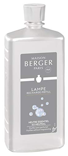 LAMPE BERGER Neutral Neutre essentiel 1000 ml Flüssig-Luftreiniger weiß Unparfümiert von LAMPE BERGER
