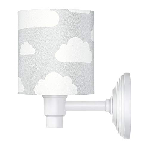 Lamps & Company Wandleuchte Plug-In Grau Wolken von LAMPS & COMPANY