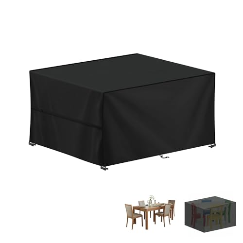 LAMUNI Abdeckhaube Gartenmöbel 120x80x75cm Tisch Abdeckung Gartentisch Wasserdicht Abdeckplanen für Gartenmöbel Plane 420D Oxford Gewebe Schutzhülle für Gartenmöbel, Loungemöbel, Rattanmöbel LAMUNI Abdeckhaube Gartenmöbel 120x80x75cm Tisch Abdeckung Gartentisch Wasserdicht Abdeckplanen für Gartenmöbel Plane 420D Oxford Gewebe Schutzhülle für Gartenmöbel, Loungemöbel, Rattanmöbel von LAMUNI
