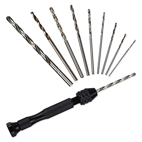 Präzisions-Schraubstock-Hobbybohrer, 26 Stück Präzisions-Schraubstock-Handbohrer-Set, Mini-Handbohrer-Werkzeug, für empfindliche manuelle Arbeiten, elektronische Montage und Modellbau Präzisions-Schraubstock-Hobbybohrer, 26 Stück Präzisions-Schraubstock-Handbohrer-Set, Mini-Handbohrer-Werkzeug, für empfindliche manuelle Arbeiten, elektronische Montage und Modellbau von LAMXD