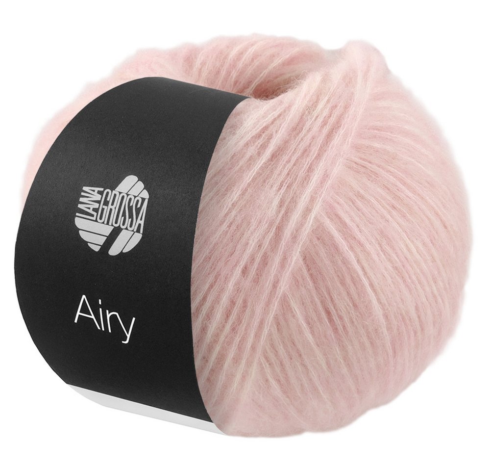 LANA GROSSA Airy 0014 rosé Häkelwolle, 170 m von LANA GROSSA