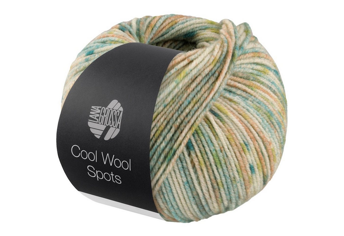 LANA GROSSA COOL WOOL SPOTS Häkelwolle, 160 m (pflegeleichtes Strickgarn aus extrafeiner Merinowolle), 50 g von LANA GROSSA