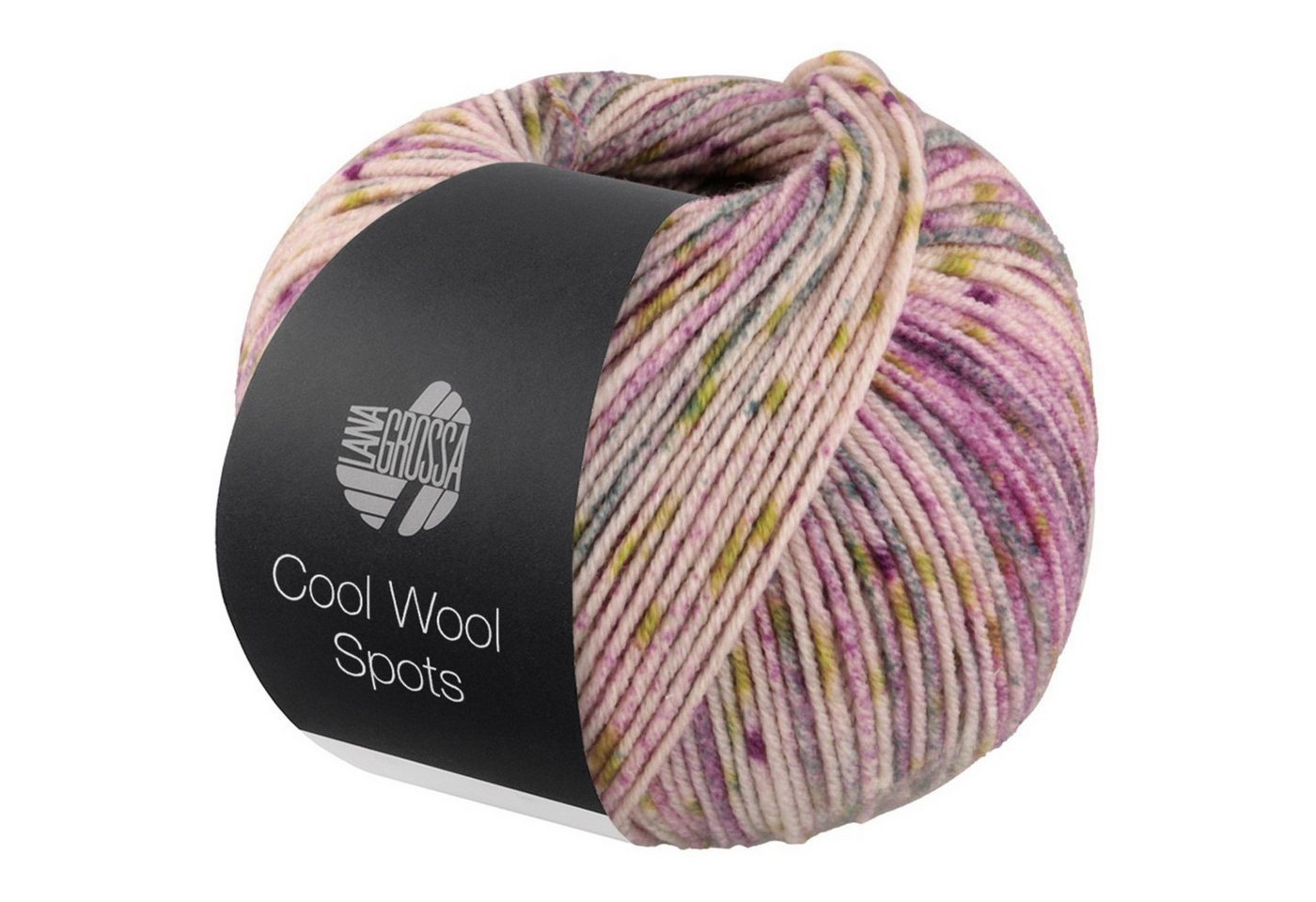 LANA GROSSA COOL WOOL SPOTS Häkelwolle, 160 m (pflegeleichtes Strickgarn aus extrafeiner Merinowolle), 50 g von LANA GROSSA