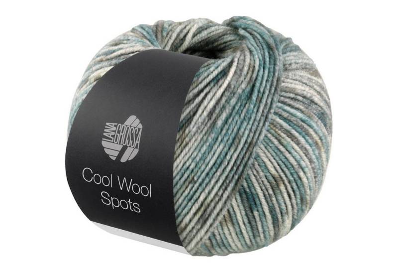 LANA GROSSA COOL WOOL SPOTS Häkelwolle, 160 m (pflegeleichtes Strickgarn aus extrafeiner Merinowolle), 50 g von LANA GROSSA