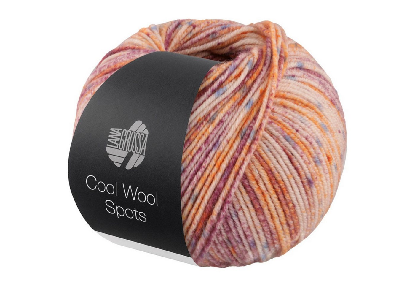 LANA GROSSA COOL WOOL SPOTS Häkelwolle, 160 m (pflegeleichtes Strickgarn aus extrafeiner Merinowolle), 50 g von LANA GROSSA