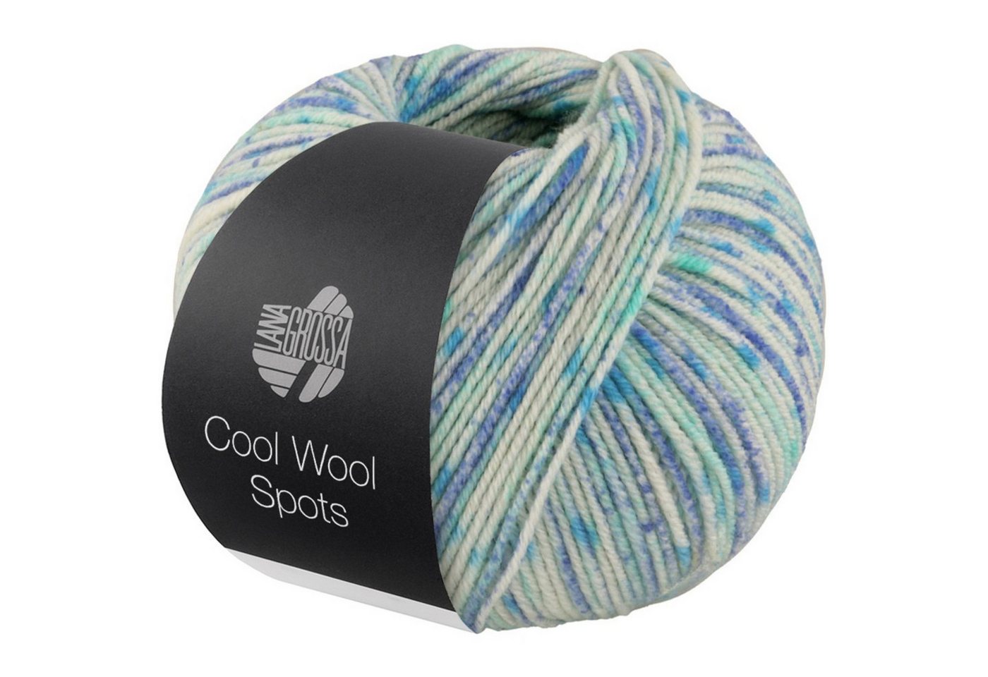 LANA GROSSA COOL WOOL SPOTS Häkelwolle, 160 m (pflegeleichtes Strickgarn aus extrafeiner Merinowolle), 50 g von LANA GROSSA
