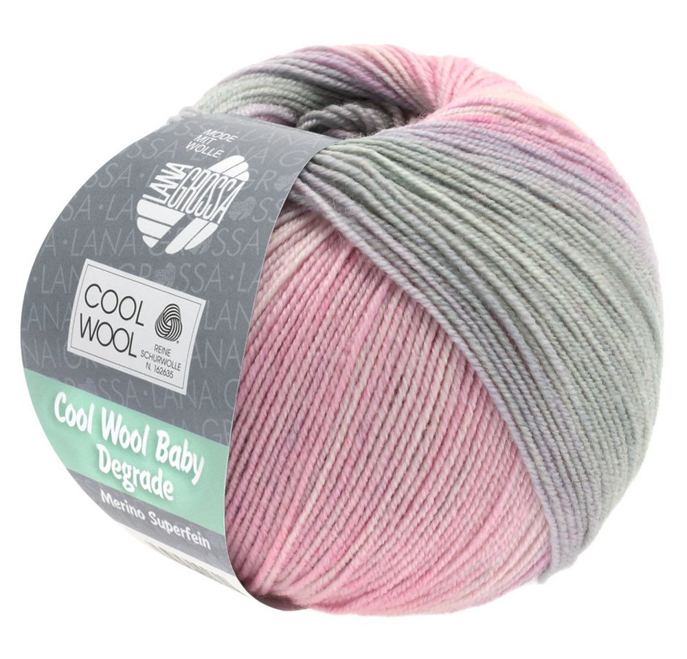LANA GROSSA Cool Wool Baby Degrade 0508 zartrosa nelke hellgrau flieder Häkelwolle, 220 m LANA GROSSA Cool Wool Baby Degrade 0508 zartrosa nelke hellgrau flieder Häkelwolle, 220 m von LANA GROSSA