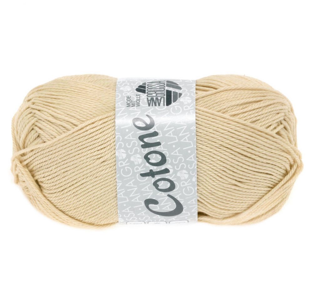 LANA GROSSA Cotone uni Häkelwolle, 125 m, 50 g von LANA GROSSA