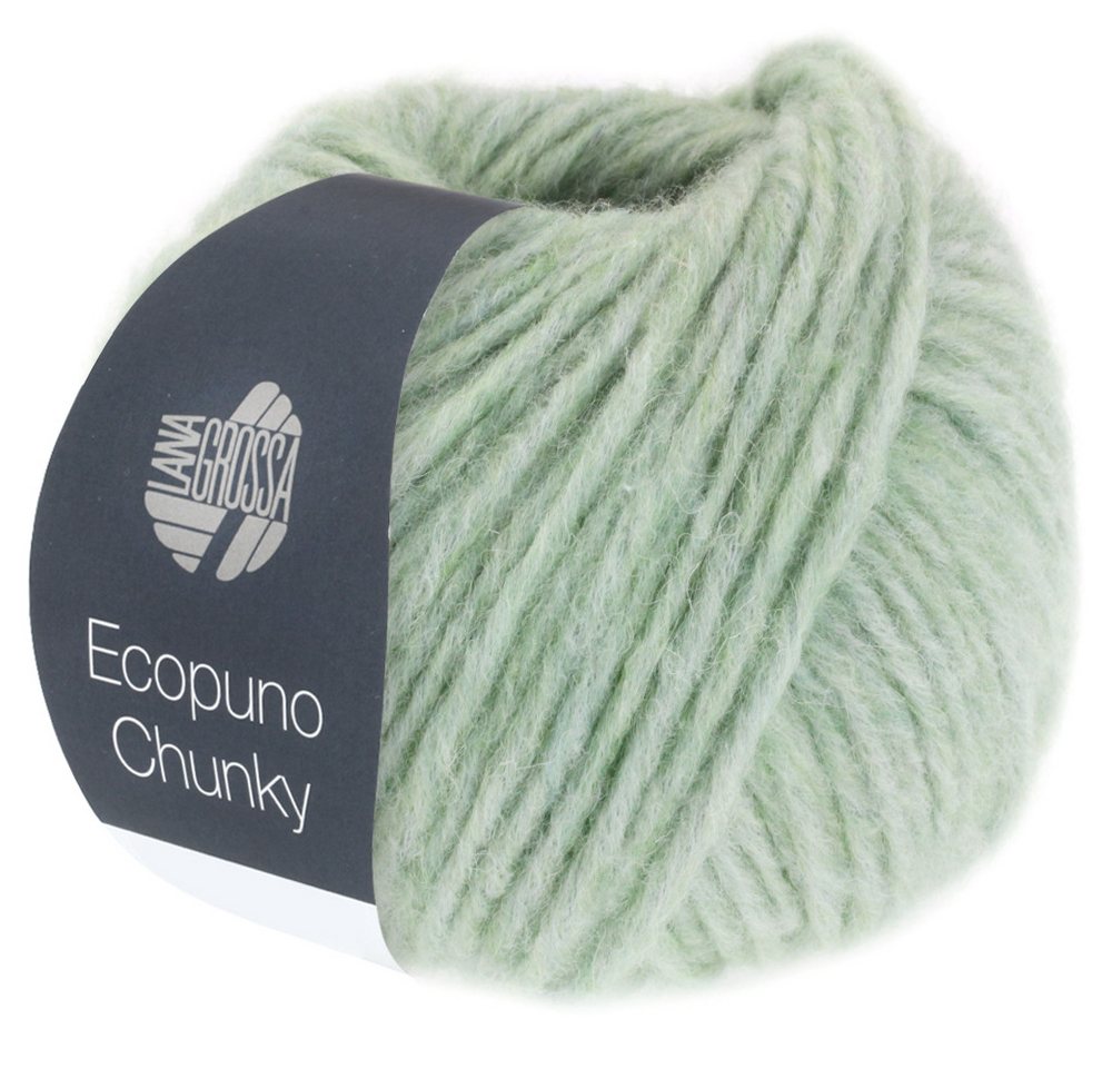 LANA GROSSA ECOPUNO CHUNKY Häkelwolle, 70 m (voluminöse Netzgarnstruktur aus Baumwolle gefüllt mit Alpaka-Wolle), 50 g von LANA GROSSA