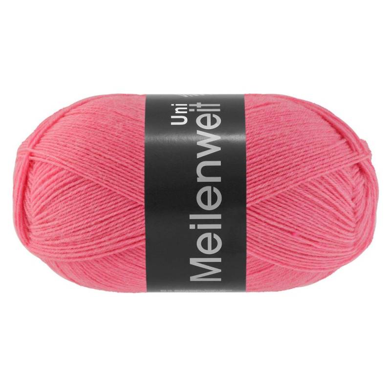 LANA GROSSA MEILENWEIT 100 g UNI Häkelwolle, 420 m (4-fach Sockenwolle in 25 Uni-Farben), 100 g von LANA GROSSA