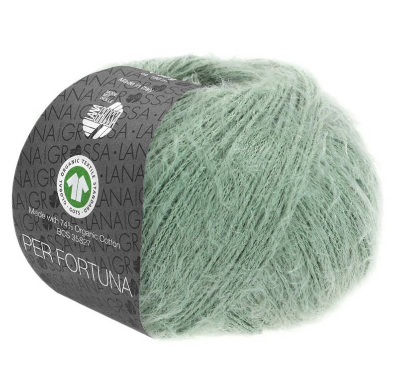 LANA GROSSA PER FORTUNA Häkelwolle, 190 m (flauschiges Kettengarn aus Bio-Baumwolle mit GOTS-Zertifikat), 50 g von LANA GROSSA