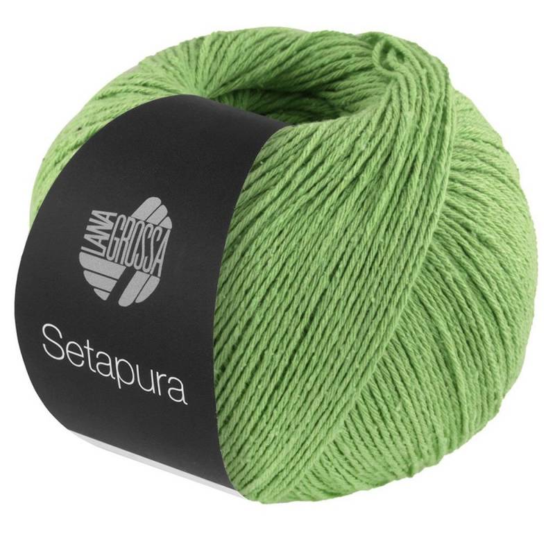 LANA GROSSA SETAPURA Häkelwolle, 200 m (angenehm weiches, mattes Seidengarn), 50 g von LANA GROSSA