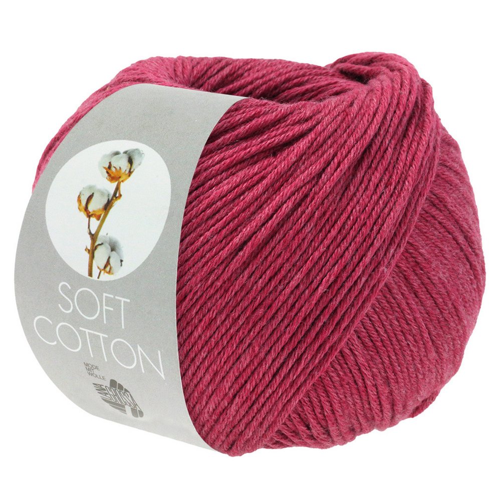 LANA GROSSA SOFT COTTON Häkelwolle, 140 m (weiches, vielseitiges Garn für höchsten Tragekomfort), 50 g von LANA GROSSA