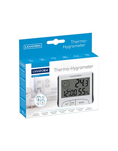 Thermo-Hygrometer - Messung Von Luftfeuchtigkeit Und Innentemperatur - Memory-Funktion von LANAFORM