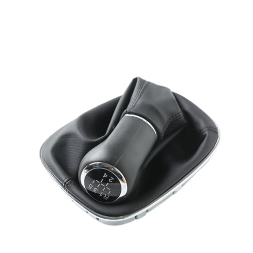 LANAPPTLTG 5 6 Gang Auto Schaltknauf mit Gummimanschette Schaltgetriebe 009140093 Passend for Opel/Passend for Vauxhall Corsa D S07 E X15 Fließheck Van(5 Speed) von LANAPPTLTG