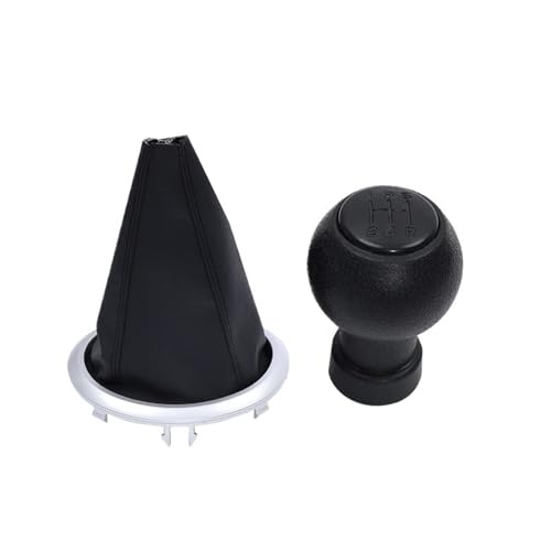 LANAPPTLTG Auto Hand Geschwindigkeit Schaltknauf Gaitor Kragen Fall Fit for Suzuki Swift SX4 ALTO 2005 2006 2007 2008 2009 2010 2011 2012 2013 2014(Black Set) von LANAPPTLTG
