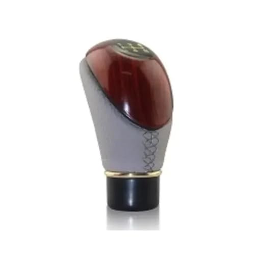 LANAPPTLTG Auto schaltkopf manuelle schaltkopf änderung allgemeine hängen peachwood schaltkopf reihe stange kopf automobil zubehör(Gray) von LANAPPTLTG