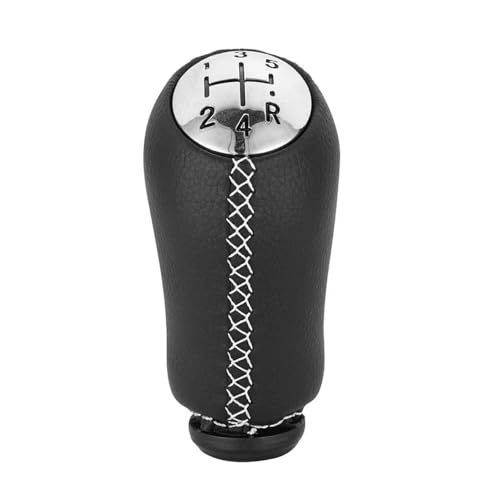 LANAPPTLTG Passend for Renault Megane 2 MK2 II 2002 2003 2004 2005 2006 2007 2008 2009 Schaltknaufmanschette Schalthebelgehäuse(Knob-White Line) von LANAPPTLTG