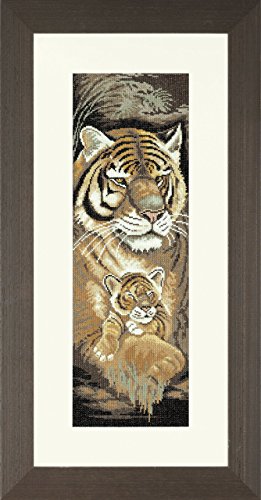 Lanarte Zählmusterpackung Tiger Mutter und Welpe Zählstoff Kreuzstich, Baumwolle, Mehrfarbig, 17.0 x 50.0 x 0.30 cm Lanarte Zählmusterpackung Tiger Mutter und Welpe Zählstoff Kreuzstich, Baumwolle, Mehrfarbig, 17.0 x 50.0 x 0.30 cm von Lanarte