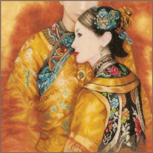 Lanarte Kreuzstich Stickpackungen Gezählter Kreuzstichbilder Set ORIENTALISCHES PAAR Wanddekoration Handarbeit Set für Erwachsene 49 x 45 cm DIY Deko Bastelset Handwerker Kreative Geschenkset Lanarte Kreuzstich Stickpackungen Gezählter Kreuzstichbilder Set ORIENTALISCHES PAAR Wanddekoration Handarbeit Set für Erwachsene 49 x 45 cm DIY Deko Bastelset Handwerker Kreative Geschenkset von Lanarte