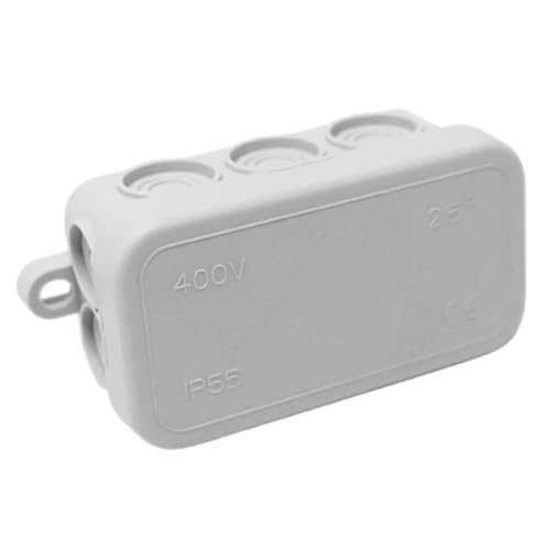 10 Stück Lancelot® Kabelabzweigkasten IP55, 71x33x30mm, 10 Einführungen | Aufputz-Abzweigdose, Verteilerdose, Installationsgehäuse von LANCELOT