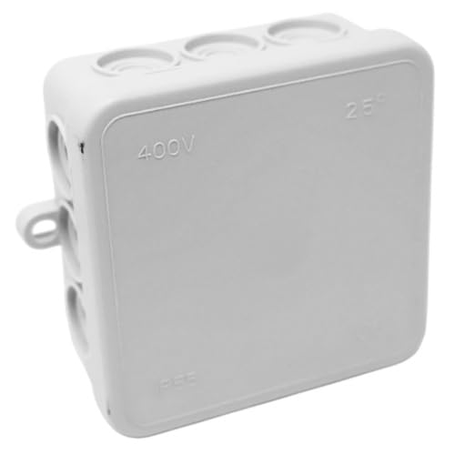 10 Stück Lancelot® Kabelabzweigkasten IP55, 75x75x34mm, 12 Einführungen | Aufputz-Abzweigdose, Verteilerdose, Installationsgehäuse von LANCELOT