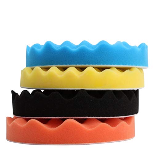 LANCHEN 4Pcs 5 Zoll (125mm) Polieren Polierschwamm Pad Kit Für Auto Polierer Puffer Neu von LANCHEN