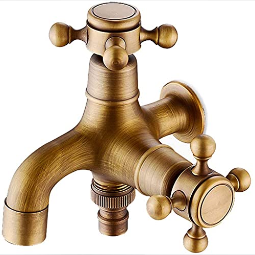 LANCHEN European Antique Wasserhahn Dual Purpose Style Mop Pool Wasserhahn Badezimmer Wand Outdoor Garten Wasserhahn Messing Vintage LANCHEN European Antique Wasserhahn Dual Purpose Style Mop Pool Wasserhahn Badezimmer Wand Outdoor Garten Wasserhahn Messing Vintage von LANCHEN