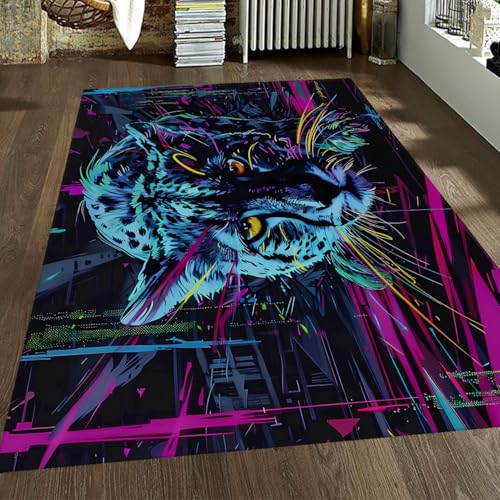 Aquarell Tier Leopard Print Bereich Teppiche rutschfest Flauschig Waschbar Niedrigflor Boden Teppich für Wohnzimmer Schlafzimmer Spielzimmer Veranda 60x90cm Aquarell Tier Leopard Print Bereich Teppiche rutschfest Flauschig Waschbar Niedrigflor Boden Teppich für Wohnzimmer Schlafzimmer Spielzimmer Veranda 60x90cm von LANDERSION