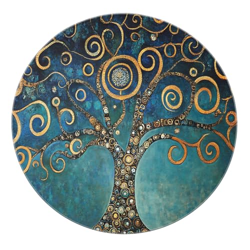 Eleganter Baum des Lebens Soft Circle Area Teppiche Rutschfester waschbarer runder Teppich für den Innenbereich für Schlafzimmer Kinderzimmer Wohnzimmer Wohnkultur 150cm Eleganter Baum des Lebens Soft Circle Area Teppiche Rutschfester waschbarer runder Teppich für den Innenbereich für Schlafzimmer Kinderzimmer Wohnzimmer Wohnkultur 150cm von LANDERSION