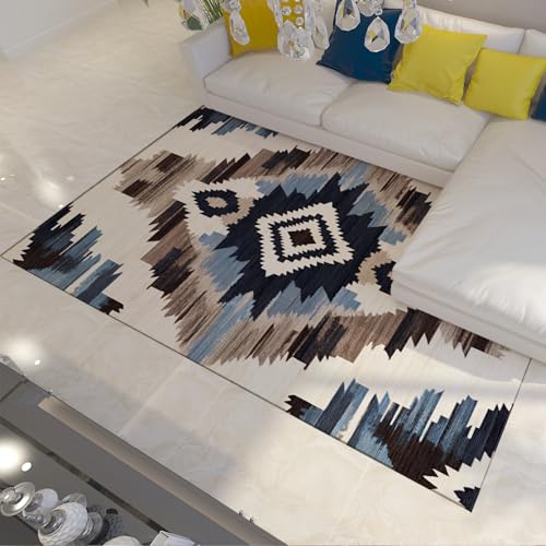 LANDERSION Rustikale Azteken Teppiche rutschfest waschbar weich leicht zu reinigen rechteckiger Innenteppich für Wohnzimmer Schlafzimmer Spielzimmer Büro 180x240cm LANDERSION Rustikale Azteken Teppiche rutschfest waschbar weich leicht zu reinigen rechteckiger Innenteppich für Wohnzimmer Schlafzimmer Spielzimmer Büro 180x240cm von LANDERSION