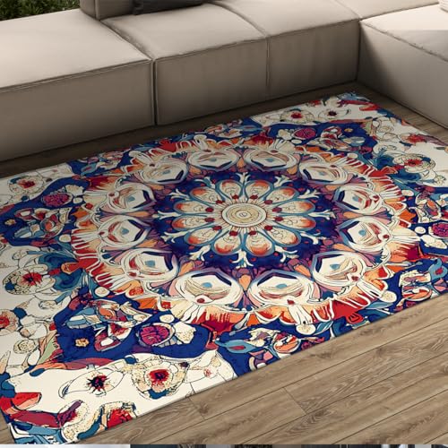 Moderne luxuriöse Bereich Teppiche Abstrakte Fantasie Blumenkunst Rutschfester Flauschiger waschbarer dünner Teppich für Wohnzimmer Küche Flure 180x240cm Moderne luxuriöse Bereich Teppiche Abstrakte Fantasie Blumenkunst Rutschfester Flauschiger waschbarer dünner Teppich für Wohnzimmer Küche Flure 180x240cm von LANDERSION