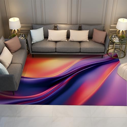 Moderner Ombre rot lila Teppich waschbare dünne Teppiche für Schlafsaal Schlafzimmer weicher Rutschfester Akzent Teppich für Wohnzimmer Kinderzimmer Klassenzimmer 60x90cm Moderner Ombre rot lila Teppich waschbare dünne Teppiche für Schlafsaal Schlafzimmer weicher Rutschfester Akzent Teppich für Wohnzimmer Kinderzimmer Klassenzimmer 60x90cm von LANDERSION