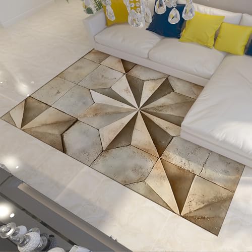 Vintage Geometrische Steinteppiche Radiales Muster Einzigartiges Design Bereich Teppich Waschbarer Rutschfester weicher Teppiche für Bauernhaus Schlafzimmer Studio 180x300cm Vintage Geometrische Steinteppiche Radiales Muster Einzigartiges Design Bereich Teppich Waschbarer Rutschfester weicher Teppiche für Bauernhaus Schlafzimmer Studio 180x300cm von LANDERSION