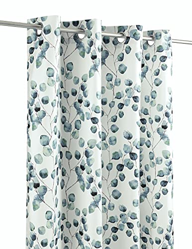 LANDKING Ösenschal, Gardine, Vorhang, Dekoschal, EUKA Eukalyptus, Digitaldruck, Blickdicht, 8 Ösen, 140 x 245 cm, Landhaus, Romantik, Polyester, Farbe grün LANDKING Ösenschal, Gardine, Vorhang, Dekoschal, EUKA Eukalyptus, Digitaldruck, Blickdicht, 8 Ösen, 140 x 245 cm, Landhaus, Romantik, Polyester, Farbe grün von LANDKING