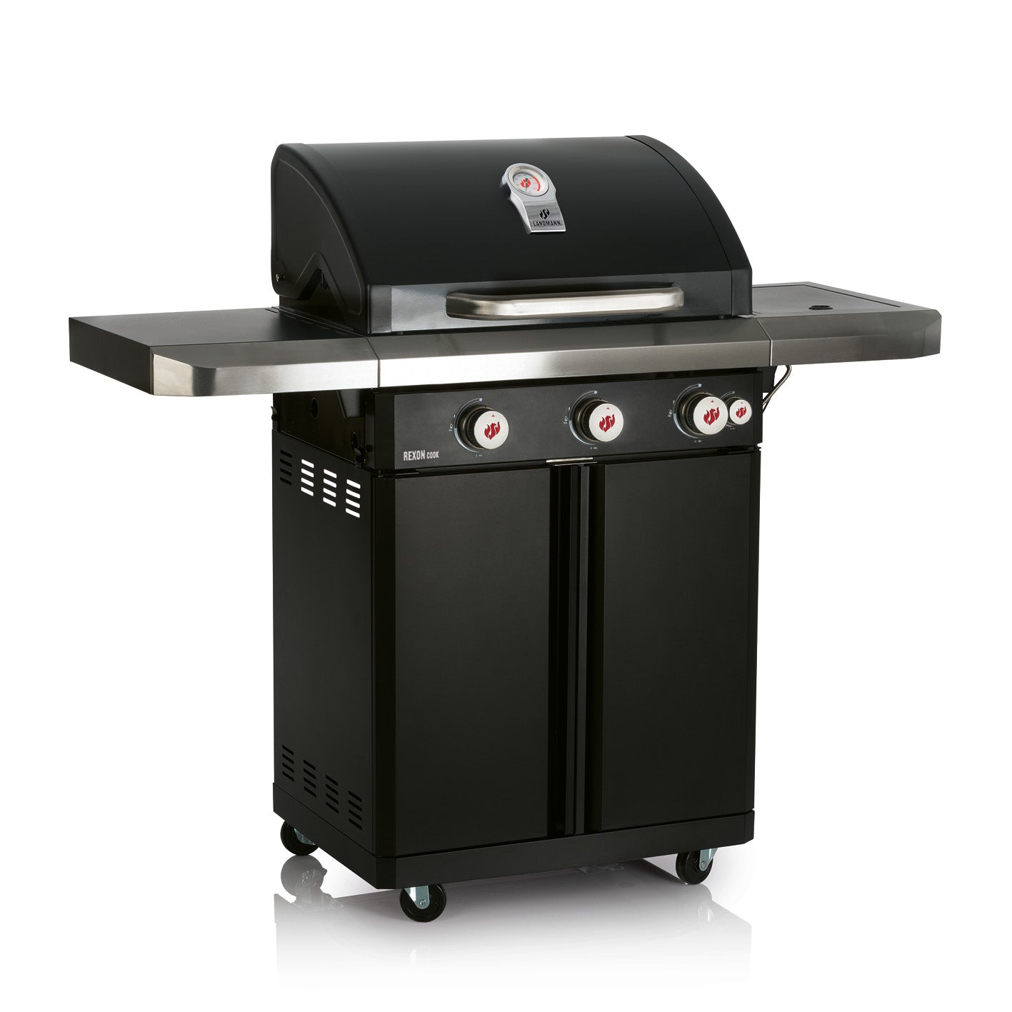 Gasgrill Rexon PTS 3.1 - schwarz von LANDMANN